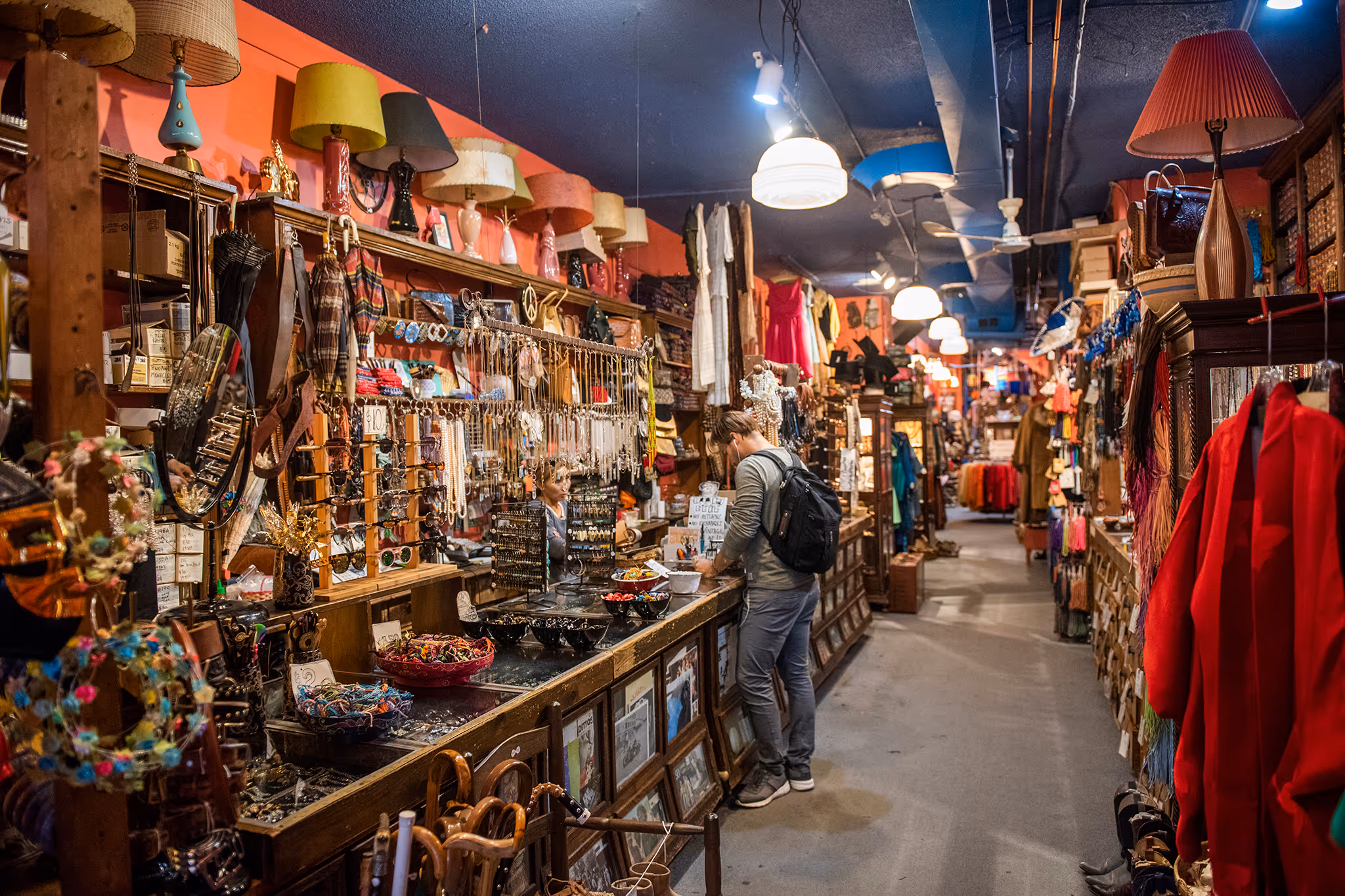 Industrial antiques and salvaged artifacts.